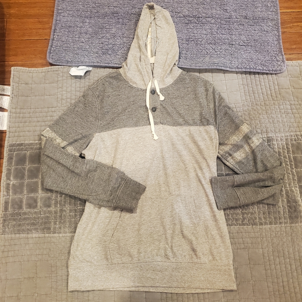 American long sleeve hooded T shirt Super soft